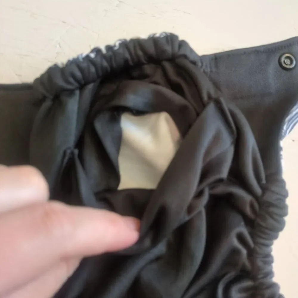 Bella Luna Pocket Cloth Diaper Small Geometric Black White No Insert